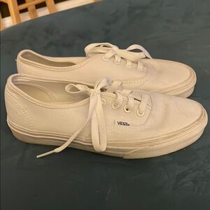 Vans Classic White Lace-Up Sneakers